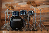 NOBLE & COOLEY WALNUT CLASSIC, 5 PIECE DRUM KIT, TRANSLUCENT BLUE LACQUER