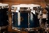 NOBLE & COOLEY WALNUT CLASSIC, 5 PIECE DRUM KIT, TRANSLUCENT BLUE LACQUER