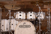 NOBLE & COOLEY CD MAPLE / HORIZON HYBRID 6 PIECE DRUM KIT, ANTIQUE WHITE GLOSS