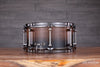 NOBLE & COOLEY 12 X 6 WALNUT PLY SNARE DRUM, BLACK FADE GLOSS, BLACK CHROME FITTINGS