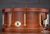NOBLE & COOLEY 14 X 6 SS CLASSIC SOLID MAPLE SHELL SNARE DRUM, HONEY MAPLE WITH MATCHING WOOD HOOPS