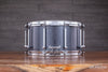 NOBLE & COOLEY 14 X 7 SS CLASSIC BEECH SOLID SHELL SNARE DRUM HEMATITE SPARKLE / CHROME FITTINGS