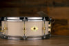 NOBLE & COOLEY 13 X 5 SS CLASSIC MAPLE SNARE DRUM, IVORY LACQUER