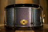 NOBLE & COOLEY 13 X 7 SS CLASSIC MAPLE SNARE DRUM, HEMATITE SPARKLE, DIE-CAST HOOPS