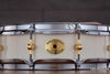 NOBLE & COOLEY 14 X 3.875 SS CLASSIC MAPLE PICCOLO SNARE DRUM, IVORY LACQUER