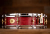 NOBLE & COOLEY 14 X 3.875 SS CLASSIC SOLID OAK PICCOLO SNARE DRUM, CHERRY STAIN OIL