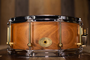 NOBLE & COOLEY 14 X 6 SS CLASSIC SOLID MAPLE SHELL SNARE DRUM, BURNT ALE MATTE