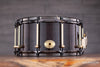 NOBLE & COOLEY 14 X 7 SS CLASSIC CHERRY SOLID SHELL SNARE DRUM BLACKWASH GLOSS WITH BRASS / BLACK CHROME HARDWARE