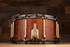 NOBLE & COOLEY 14 X 7 SS CLASSIC CHERRY SOLID SHELL SNARE DRUM HONEY MAPLE, BRASS LUGS, BLACK CHROME HOOPS