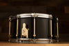 NOBLE & COOLEY 14 X 7 SS CLASSIC SOLID MAPLE SHELL SNARE DRUM, GLOSS BLACK