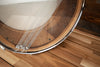 NOBLE & COOLEY SS CLASSIC TWO TONE WALNUT 14 X 7 SOLID SHELL SNARE DRUM, NATURAL SATIN