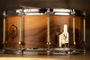 NOBLE & COOLEY SS CLASSIC TWO TONE WALNUT 14 X 7 SOLID SHELL SNARE DRUM, NATURAL SATIN