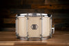 NOBLE & COOLEY 14 X 8 HORIZON MAPLE/MAHOGANY SNARE DRUM, POLAR SPARKLE GLOSS LACQUER