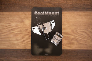 NOBLE & COOLEY COOL MOUNT, CHROME, QUICK RELEASE MEMORY LOCK TOM BRACKET