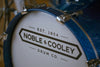 NOBLE & COOLEY HORIZON SERIES 3 PIECE BOP KIT, CAIRO BLUE HOLOGRAPHIC SPARKLE LACQUER