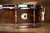 NOBLE & COOLEY 14 X 5 SS CLASSIC SOLID SHELL WALNUT SNARE DRUM, CLEAR MATTE