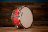 NOBLE & COOLEY 14 X 7 SS CLASSIC MAPLE SOLID SHELL SNARE DRUM, HOT PINK LACQUER
