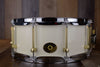 NOBLE & COOLEY 14 X 6 SS CLASSIC MAPLE SNARE DRUM, IVORY GLOSS