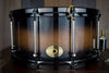 NOBLE & COOLEY 14 X 7 SS CLASSIC BIRCH SOLID SHELL SNARE DRUM BURNT ALE BURST WITH BLACK CHROME HARDWARE