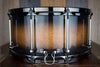 NOBLE & COOLEY 14 X 7 SS CLASSIC BIRCH SOLID SHELL SNARE DRUM BURNT ALE BURST WITH BLACK CHROME HARDWARE