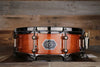 NOBLE & COOLEY 14 X 4.75 HORIZON MAPLE/MAHOGANY SNARE DRUM HONEY MAPLE GLOSS / BLACK CHROME HARDWARE