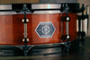 NOBLE & COOLEY 14 X 4.75 HORIZON MAPLE/MAHOGANY SNARE DRUM HONEY MAPLE GLOSS / BLACK CHROME HARDWARE