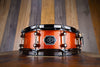 NOBLE & COOLEY 14 X 4.75 HORIZON MAPLE/MAHOGANY SNARE DRUM HONEY MAPLE GLOSS / BLACK CHROME HARDWARE