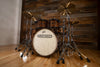 NOBLE & COOLEY WALNUT CLASSIC 5 PIECE DRUM KIT, NATURAL WALNUT GLOSS LACQUER