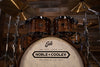 NOBLE & COOLEY WALNUT CLASSIC 5 PIECE DRUM KIT, NATURAL WALNUT GLOSS LACQUER