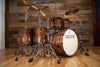 NOBLE & COOLEY WALNUT CLASSIC 5 PIECE DRUM KIT, NATURAL WALNUT GLOSS LACQUER