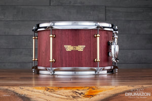 NOONAN CUSTOM 12 X 7 ASH SOAN PURPLEHEART STAVE SHELL SNARE DRUM, (PRE-LOVED)