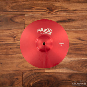 PAISTE 10" 900 COLOR SOUND SERIES RED SPLASH CYMBAL