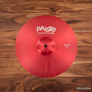 PAISTE 12" 900 COLOR SOUND SERIES RED SPLASH CYMBAL