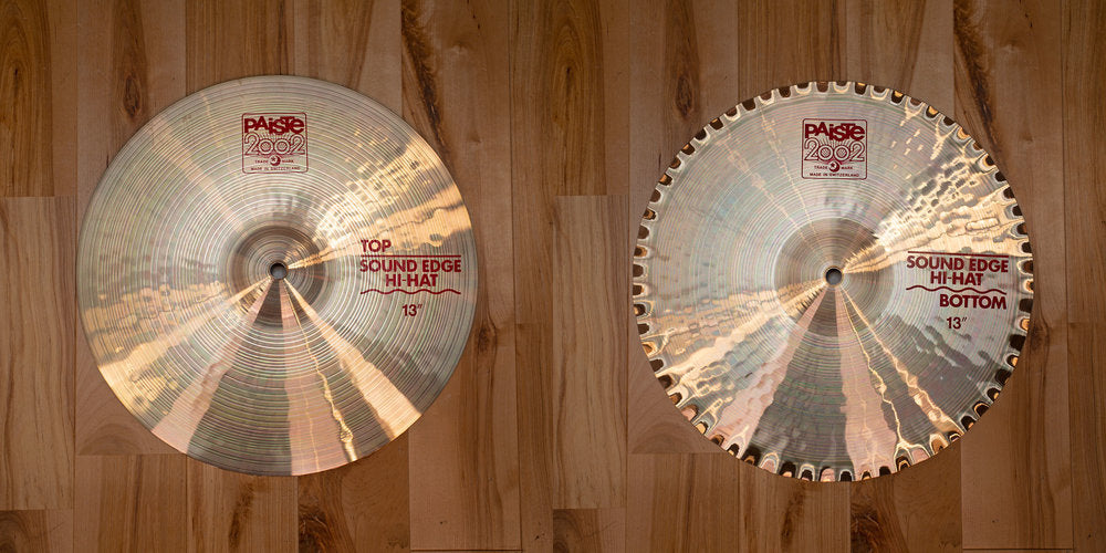 PAISTE 13 2002 SOUND EDGE HI HATS PAIR Drumazon