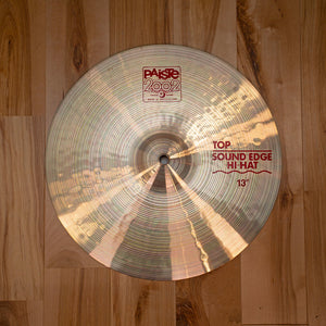 PAISTE 13" 2002 SOUND EDGE HI-HATS (PAIR)