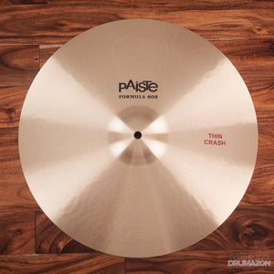 PAISTE 17" FORMULA 602 THIN CRASH CYMBAL (PRE-LOVED)