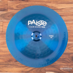 PAISTE 18" 900 COLOR SOUND SERIES BLUE CHINA CYMBAL