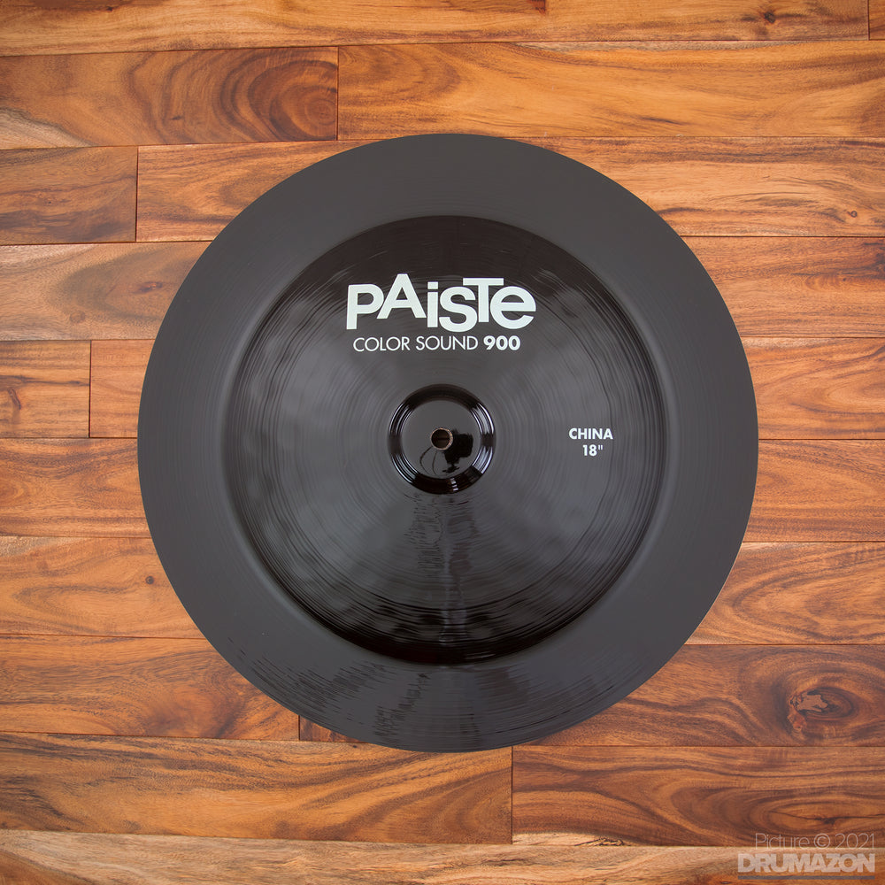PAISTE 18 900 COLOR SOUND SERIES BLACK CHINA CYMBAL Drumazon