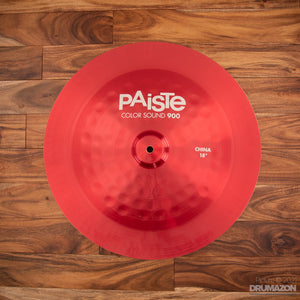 PAISTE 18" 900 COLOR SOUND SERIES RED CHINA CYMBAL