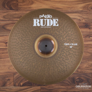 PAISTE 18" RUDE THIN CRASH CYMBAL