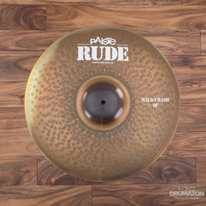 PAISTE 18" RUDE WILD CRASH CYMBAL