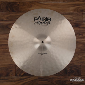 PAISTE 19" MASTERS DARK CRASH CYMBAL