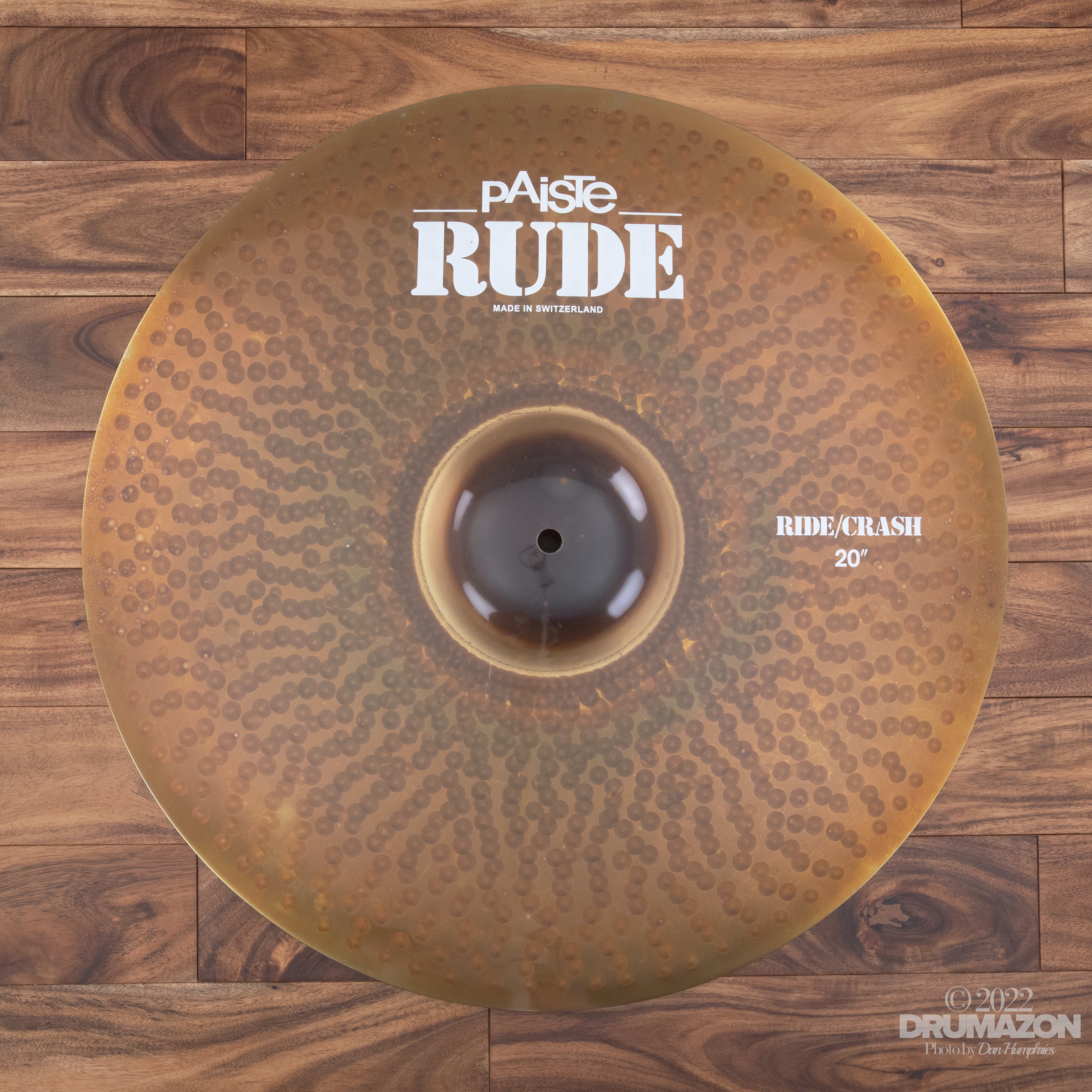 PAISTE 20 RUDE RIDE CRASH CYMBAL Drumazon