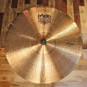 PAISTE 22" 2002 BLACK LABEL BIG BEAT SERIES CYMBAL