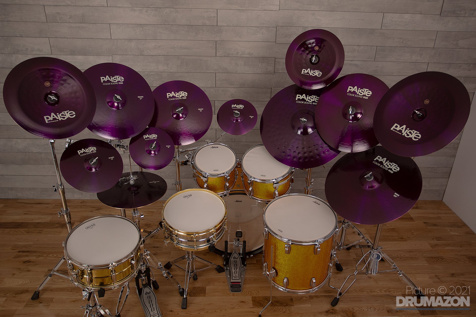 Purple cymbals hotsell