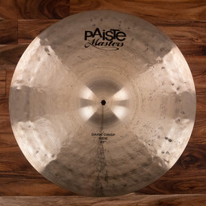 PAISTE 22" MASTERS DARK CRISP RIDE CYMBAL (PRE-LOVED)