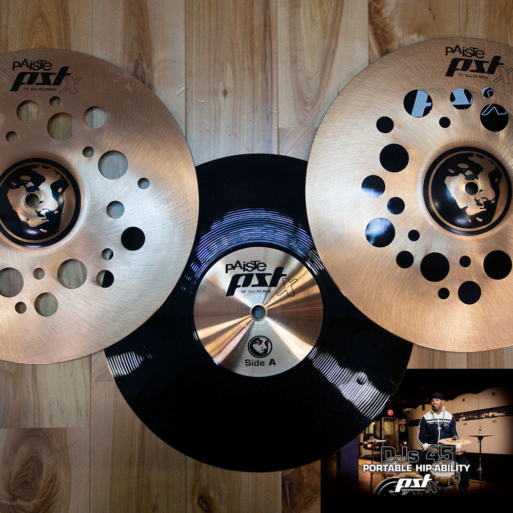 Paiste PSTX Daru Jones DJ45 Full 4 Piece Cymbal Box Set Drumazon