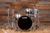 PACIFIC PDP PLATINUM SERIES MAPLE 4 PIECE DRUM KIT, TITANIUM METALLIC TO BLACK FADE