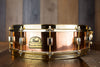 PEARL 14 X 4 MARVIN 'SMITTY' SMITH SIGNATURE COPPER SNARE DRUM, GOLD HARDWARE, (PRE-LOVED)