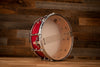 PEARL 14 X 5 MASTERS MMX LIMITED EDITION MAPLE SNARE DRUM, SEQUOIA RED (PRE-LOVED)